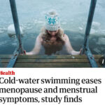 Swimming in cold water can significantly reduce symptoms of menopause study has found.